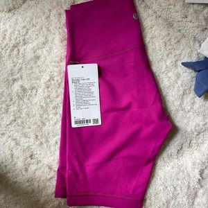 Lululemon NWT wunder train biker short 8”